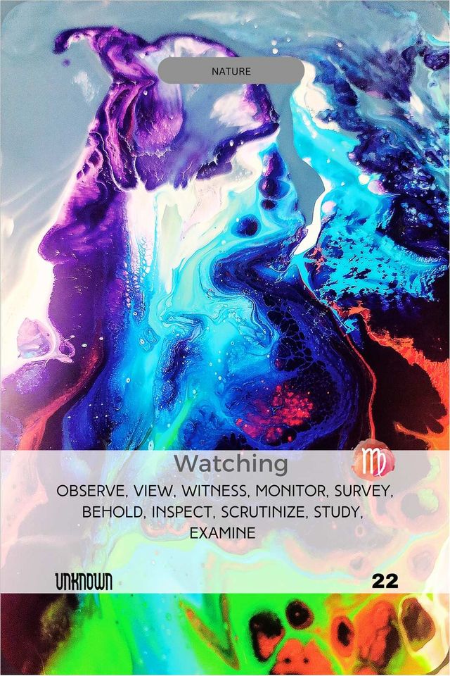 Watching card