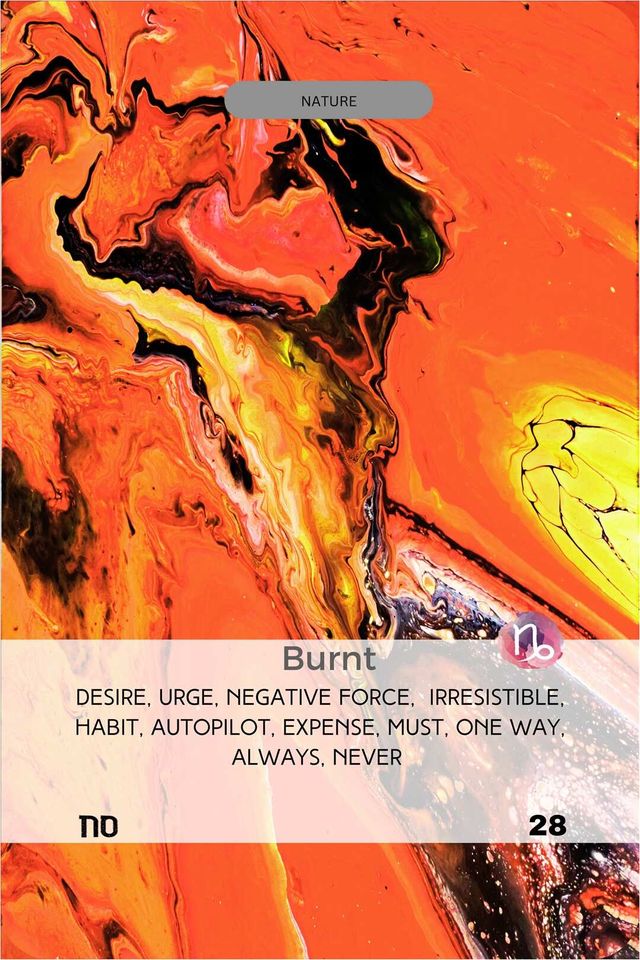 Burnt card