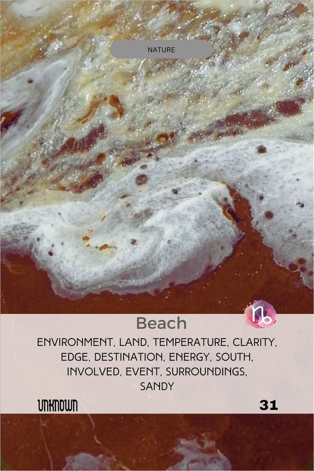 Beach card