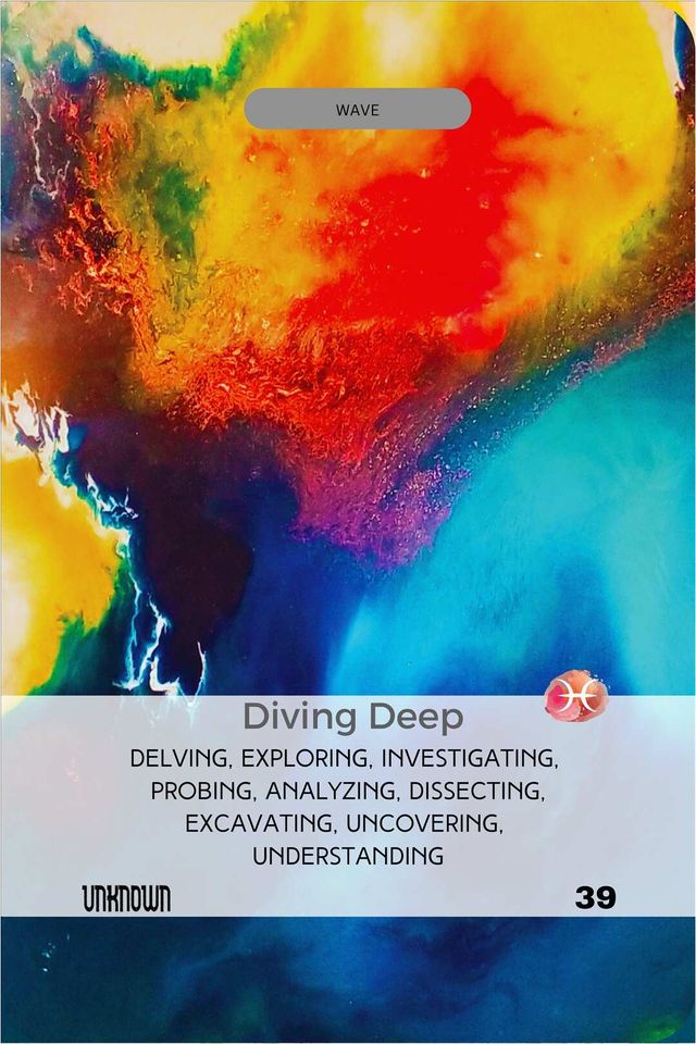 Diving Deep card