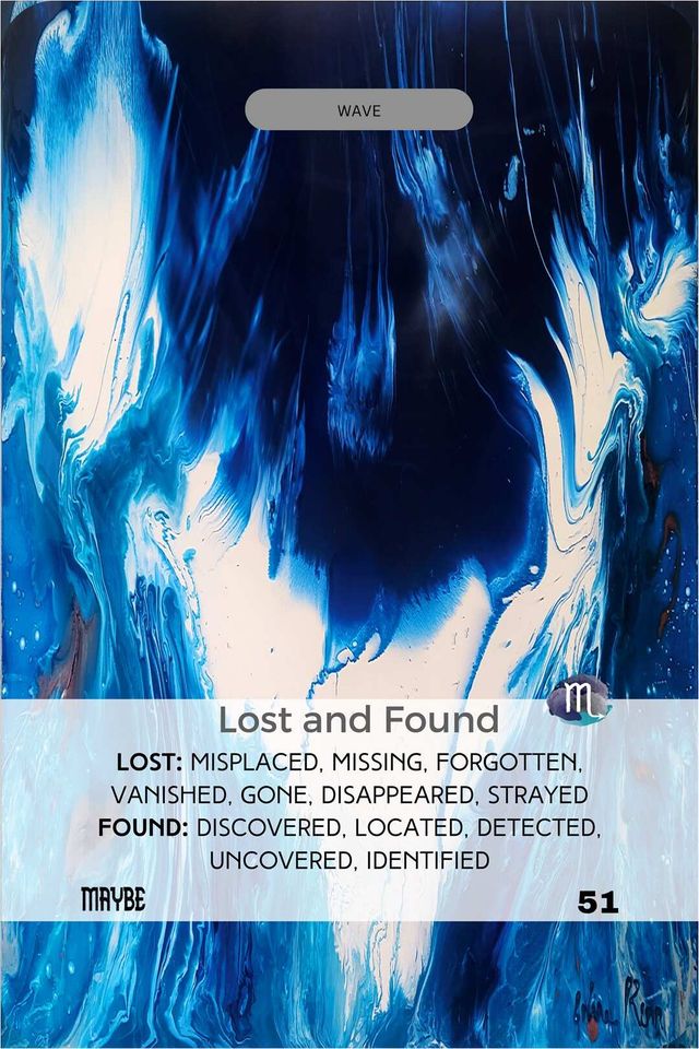 Lost and Found card