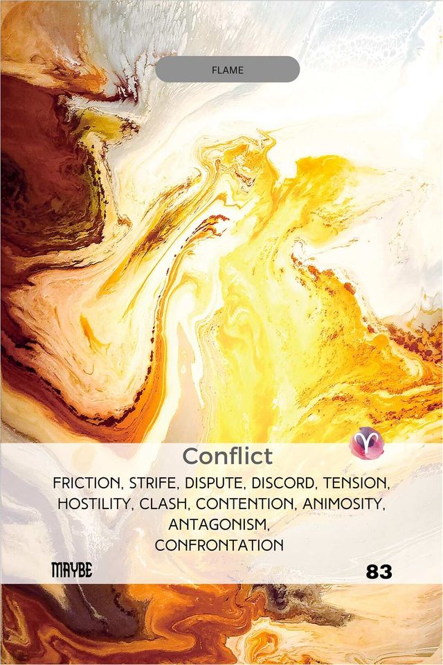 Conflict card