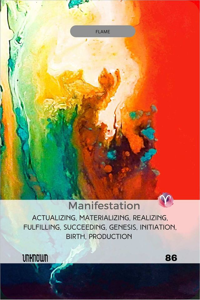 Manifestation card
