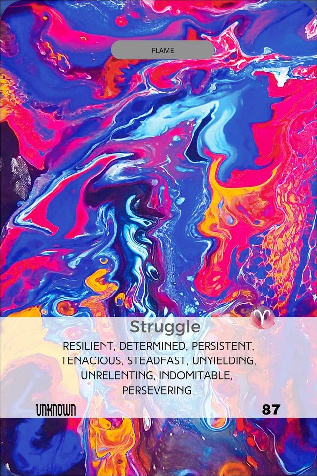 Struggle card