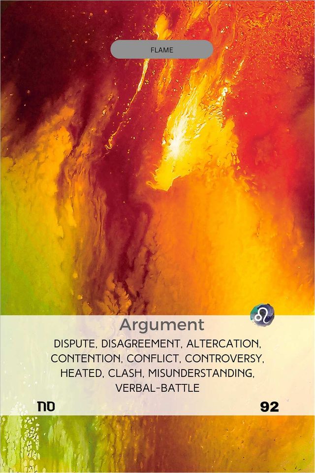 Argument card
