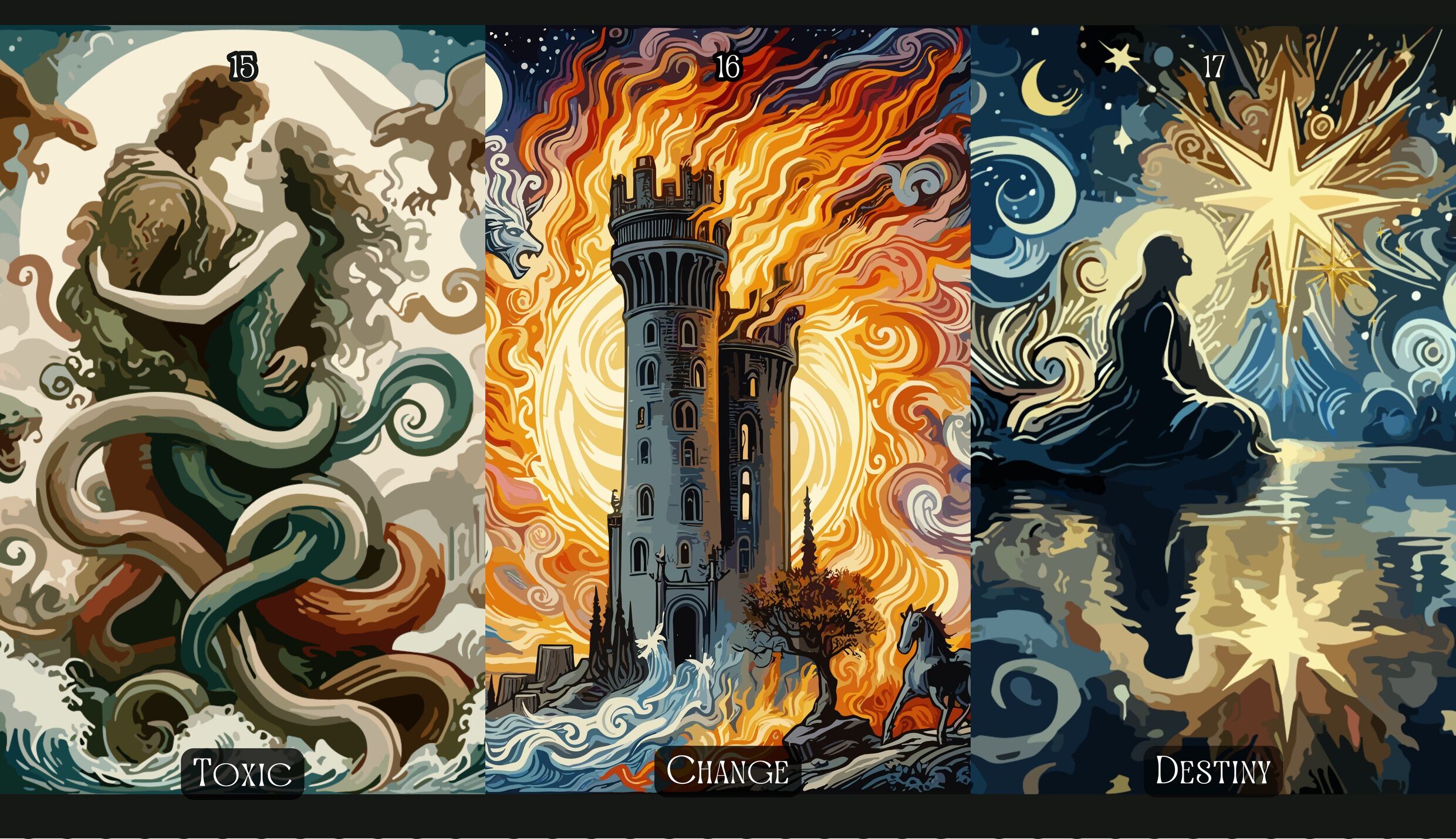 The Devil + The Tower + The Star