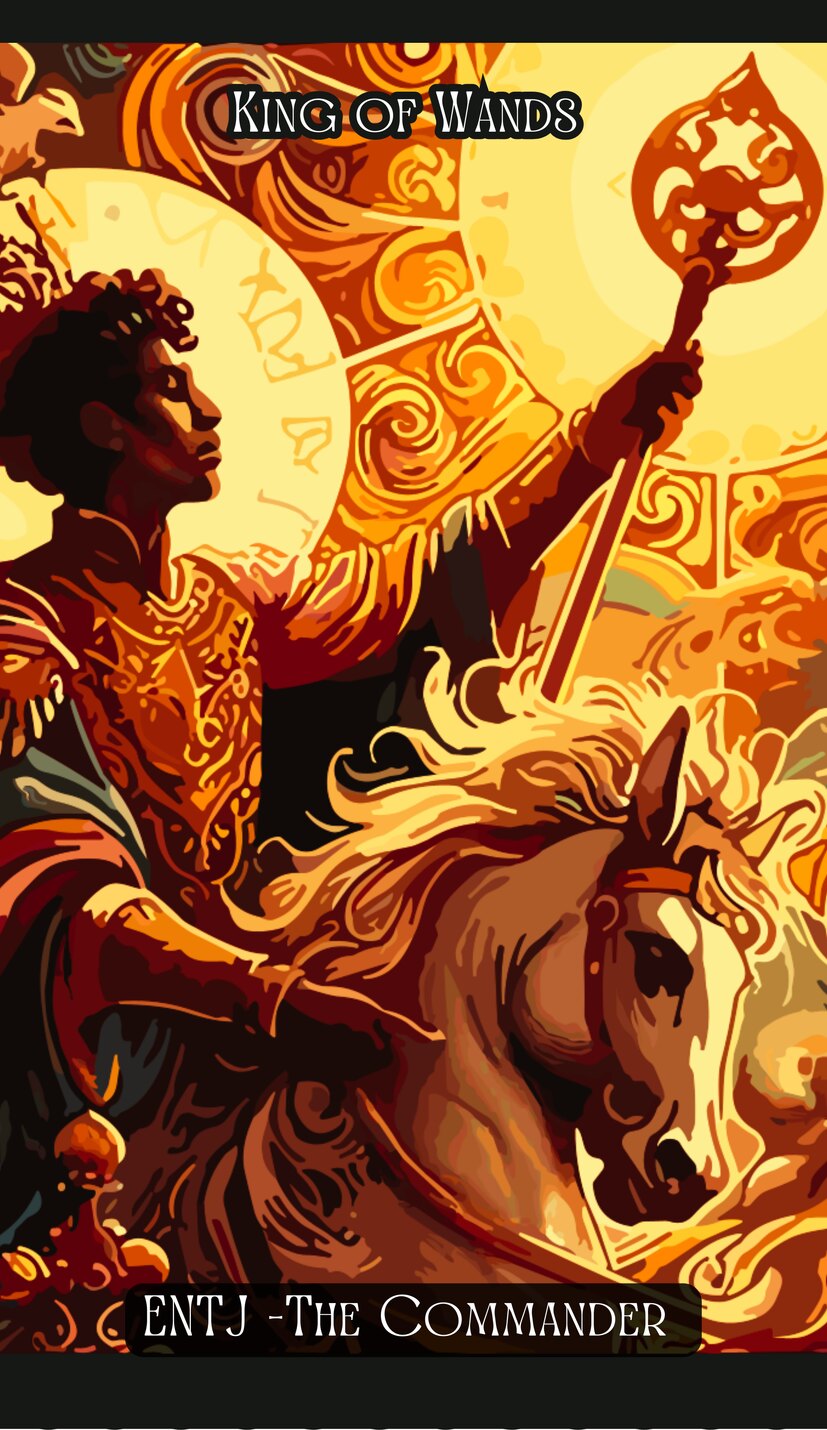 Knight of Wands - Swirl Tarot
