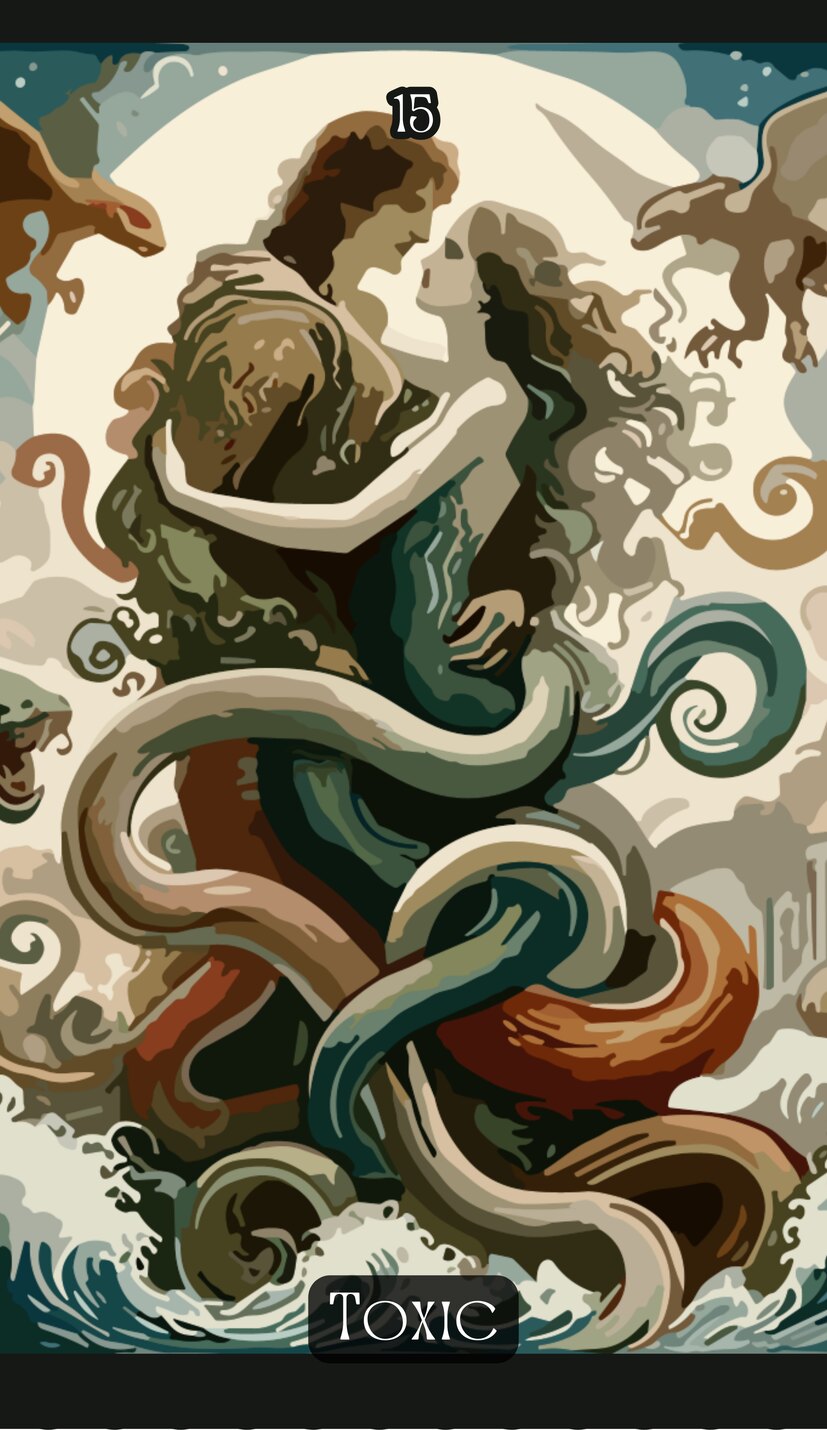 the Devil - Swirl Tarot