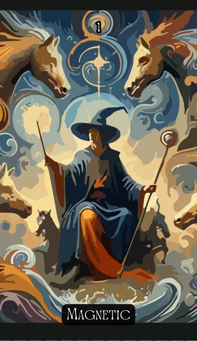 the Magician - Swirl Tarot