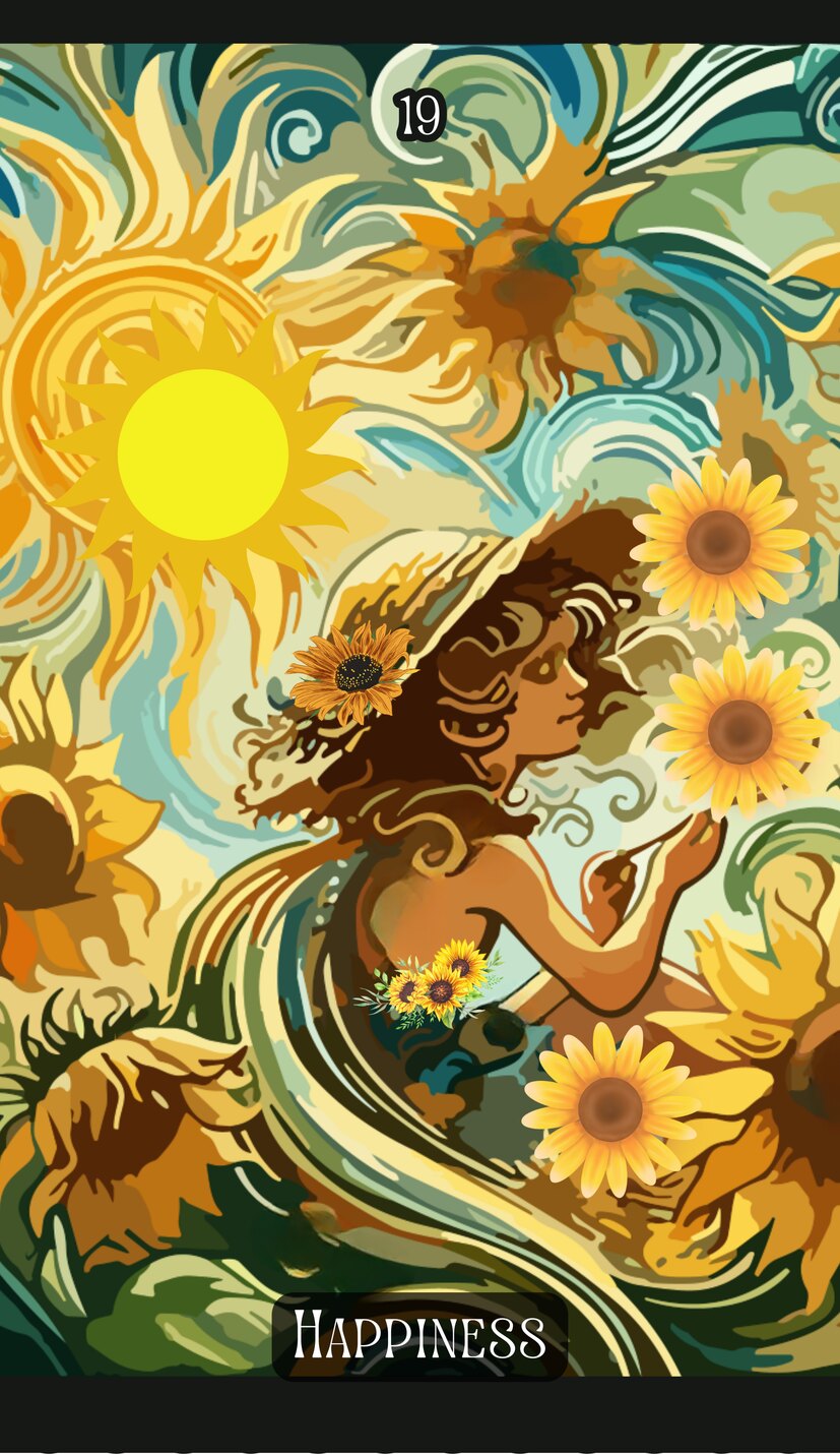 the Sun - Swirl Tarot