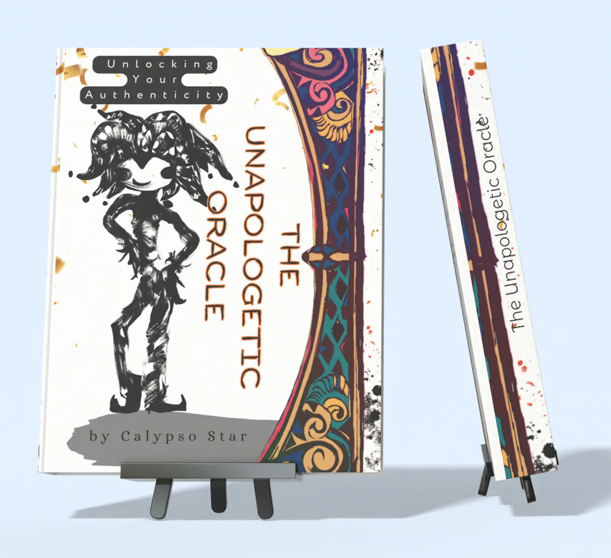 The Unapologetic Oracle book, front cover and spine
