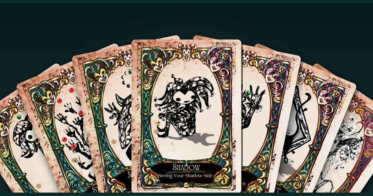 The Unapologetic Oracle cards fanned