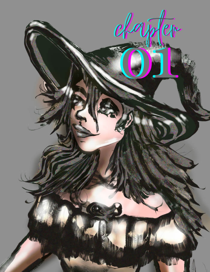 Chapter one opener: a figure in a wide black hat