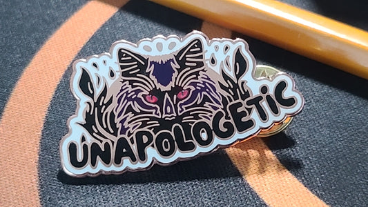 Unapologetic Enamel Cat Pin -EGO CAT